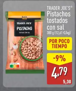 ALDI TRADER JOE'S Pistachos oferta