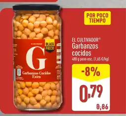 ALDI EL CULTIVADOR Garbanzos cocidos oferta