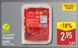 ALDI ALL SEASONS Pimento asado oferta