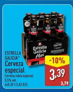 ALDI ESTRELLA GALICIA Cerveza especial oferta