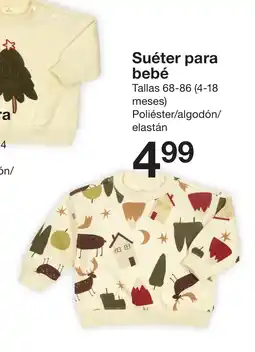 Zeeman Suéter para bebé oferta