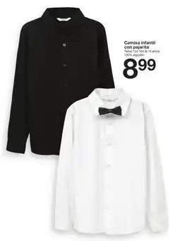 Zeeman Camisa infantil con pajarita oferta