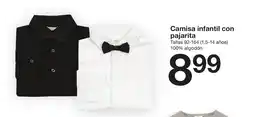 Zeeman Camisa infantil con pajarita oferta