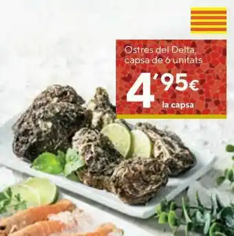 Caprabo Pesc ostra del delta caja 6 uds 1 ud. oferta