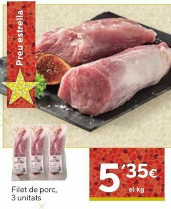 Caprabo Filetes de cerdo oferta