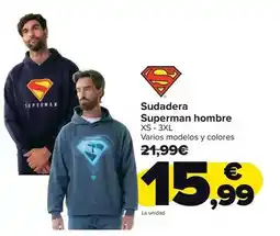 Carrefour Sudadera Superman hombre oferta