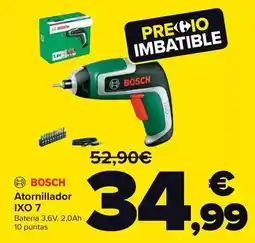 Carrefour Bosch - atornillador ixo 7 oferta
