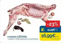 Cash Ecofamilia Cordero lechal oferta