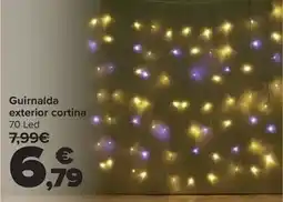 Carrefour Guirnalda exterior cortina oferta