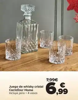 Carrefour Carrefour home - juego de whisky cristal oferta