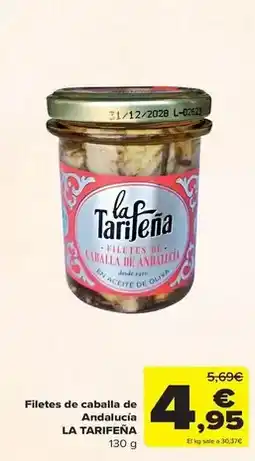 Carrefour Filetes de caballa de andalucia oferta