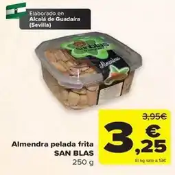 Carrefour San blas - almendra pelada frita oferta