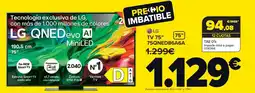 Carrefour LG TV 75" 75QNED86A6A oferta
