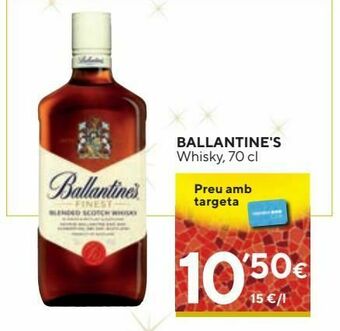 Caprabo Whisky ballantine's oferta