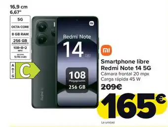 XIAOMI Smartphone libre Redmi Note 14 5G