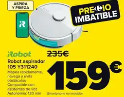 Carrefour ROBOT aspirador 105 Y311240 oferta