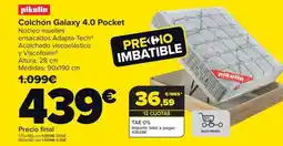 Carrefour PIKOLIN Colchón Galaxy 4.0 Pocket oferta
