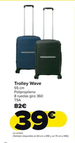 Carrefour Trolley Wave oferta