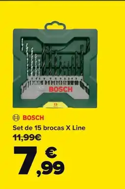 Carrefour BOSCH Set de 15 brocas X Line oferta
