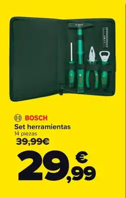 Carrefour BOSCH Set herramientas oferta