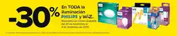 Carrefour PHILIPS y WIZ En toda la iluminación oferta