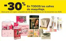 Carrefour En todos los cofres de maquillaje. oferta