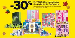 Carrefour En todos los calendarios de adviento de perfumería oferta