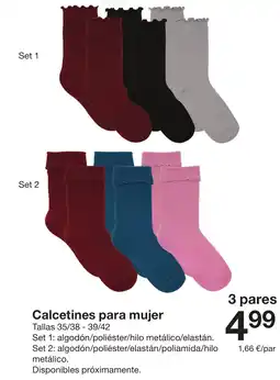 Zeeman Calcetines para mujer oferta