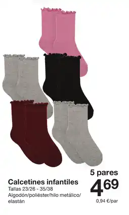 Zeeman Calcetines infantiles oferta
