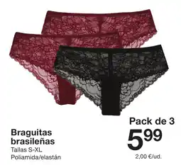 Zeeman Braguitas brasileñas oferta