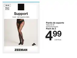 Zeeman Pantis de soporte oferta