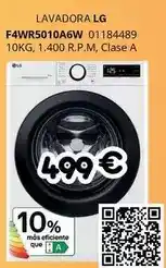 Master Cadena Lg - lavadora f4wr5010a6w oferta