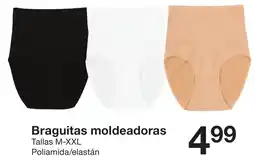 Zeeman Braguitas moldeadoras oferta