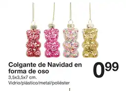 Zeeman Colgante de Navidad en forma de oso oferta