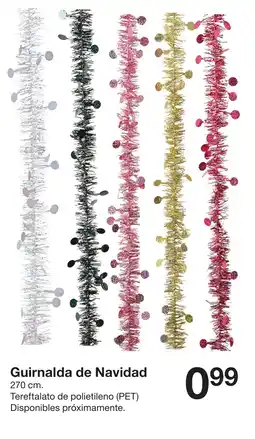 Zeeman Guirnalda de Navidad oferta