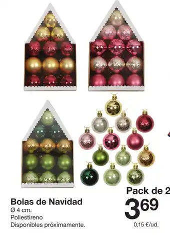 Zeeman Bolas de Navidad oferta