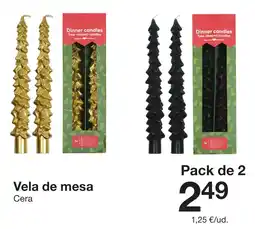 Zeeman Vela de mesa Cera oferta