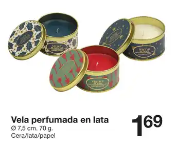 Zeeman Vela perfumada en lata oferta