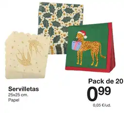 Zeeman Servilletas oferta