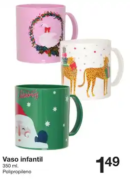 Zeeman Vaso infantil oferta