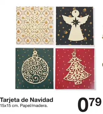 Zeeman Tarjeta de Navidad oferta