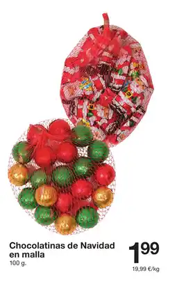 Zeeman Chocolatinas de Navidad en malla oferta