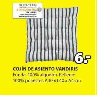 JYSK Cojín De Asiento Vandiris oferta