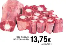 Cash Ifa MC KEEN Rabo de vacuno oferta