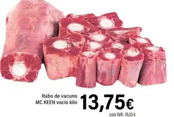 Cash Ifa MC KEEN Rabo de vacuno oferta