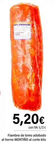 Cash Ifa MONTIÑO Fiambre de lomo adobado al horno oferta
