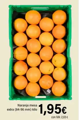 Cash Ifa Naranja mesa extra (84-96 mm) oferta