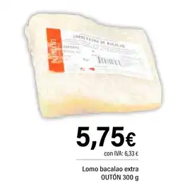 Cash Ifa OUTÓN Lomo bacalao extra oferta