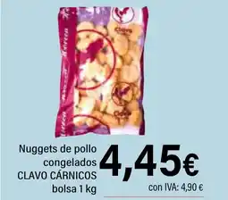 Cash Ifa CLAVO CÁRNICOS Nuggets de pollo congelados oferta