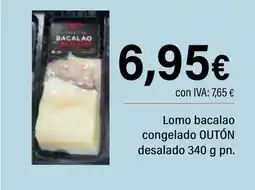 Cash Ifa OUTÓN Lomo bacalao congelado desalado oferta